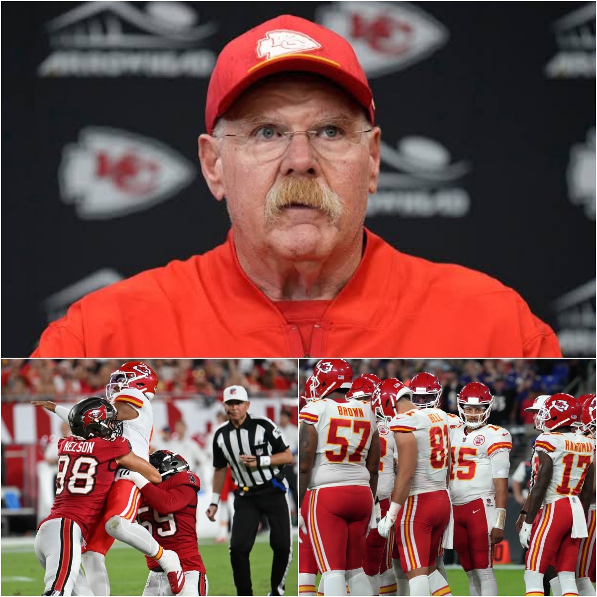 “He’s ruined everything—he doesn’t deserve to take the field!” — After a meeting lasting over two hours, Head Coach Andy Reid and key