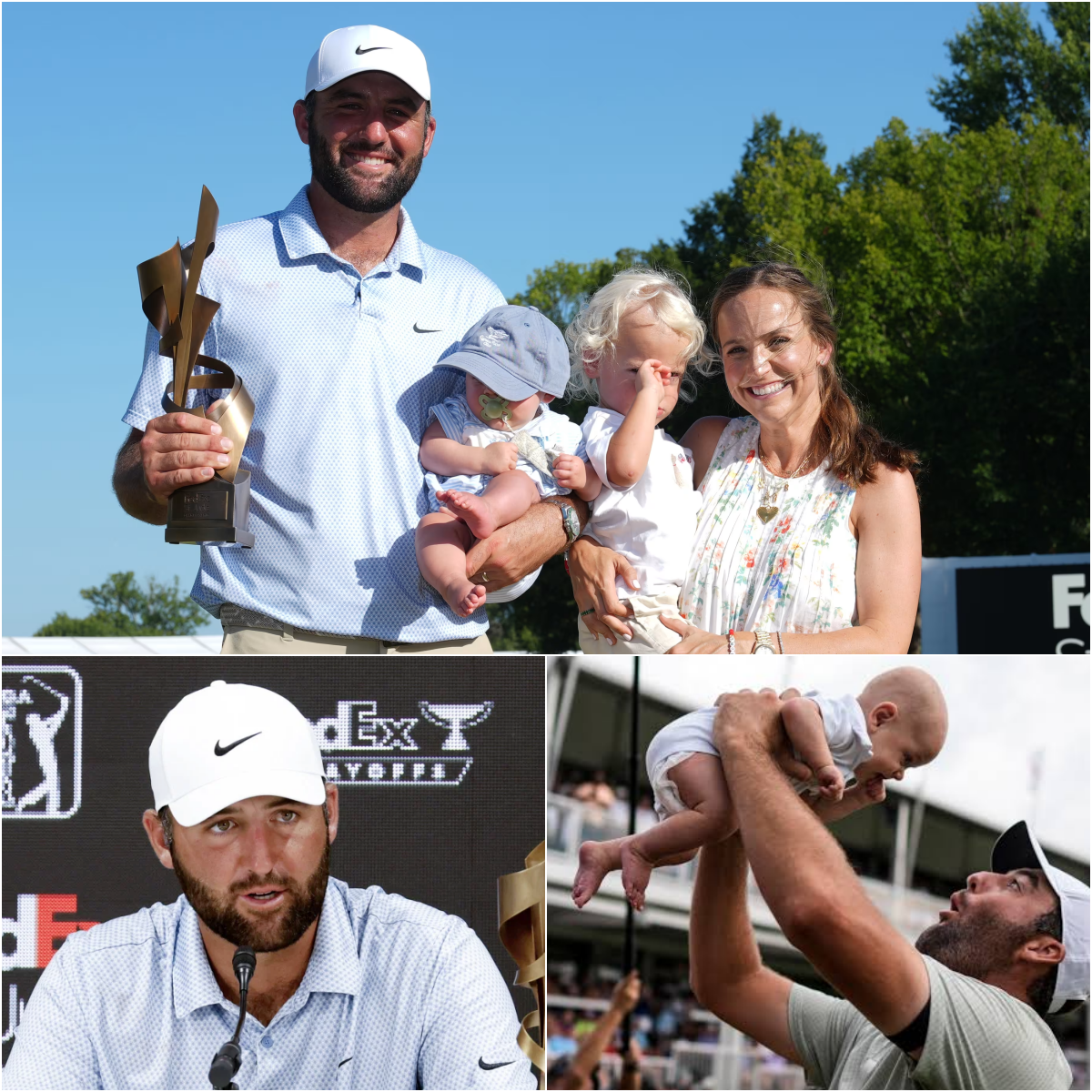 💗 “I CAN’T JUST THINK ABOUT GOLF ANYMORE...” — Following his commanding victory at the FedEx St. Jude Championship, Scottie Scheffler