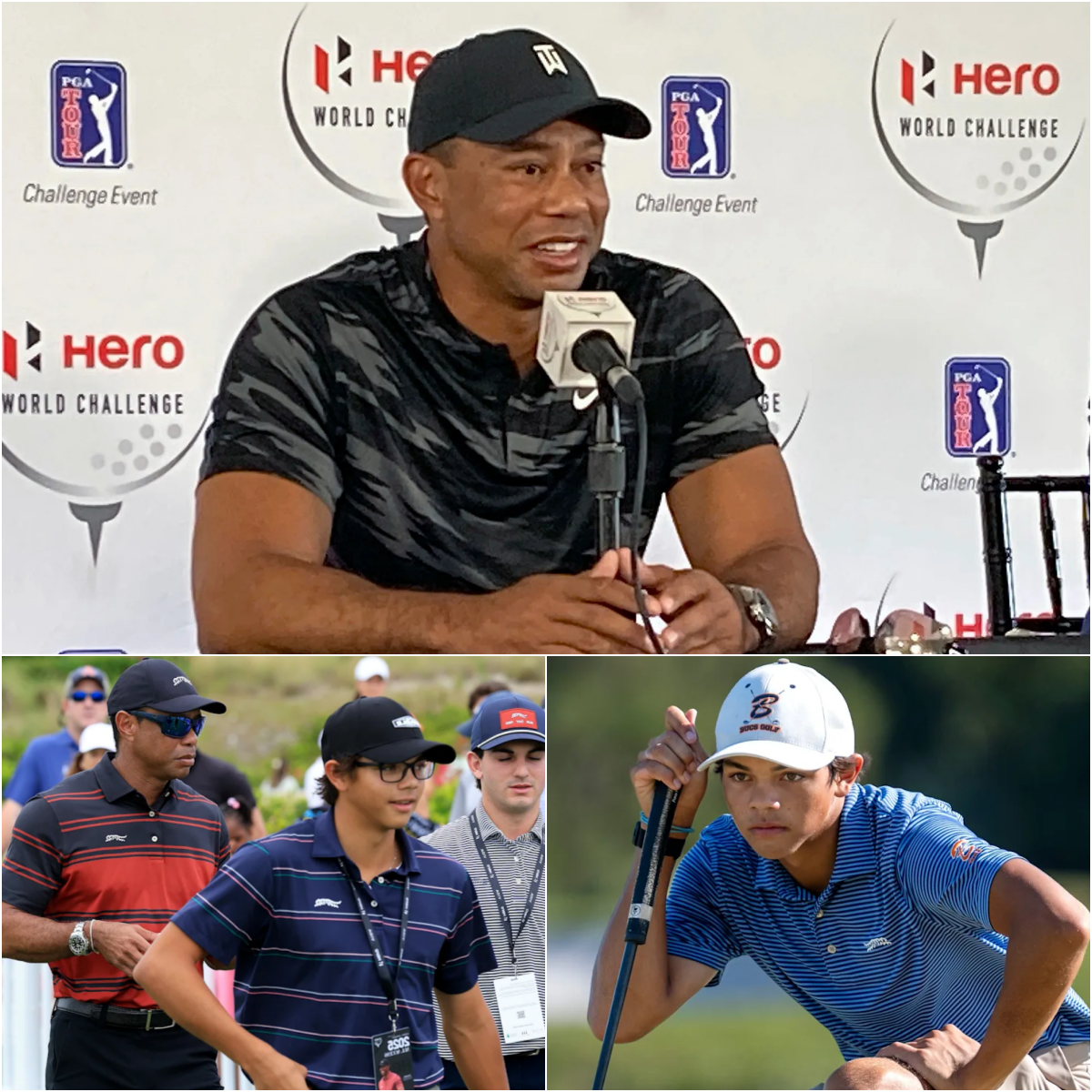 A MOMENT THAT HAS MOVED THE ENTIRE GOLFING WORLD: Tiger Woods has officially confirmed he will make his comeback alongside his son, Charlie