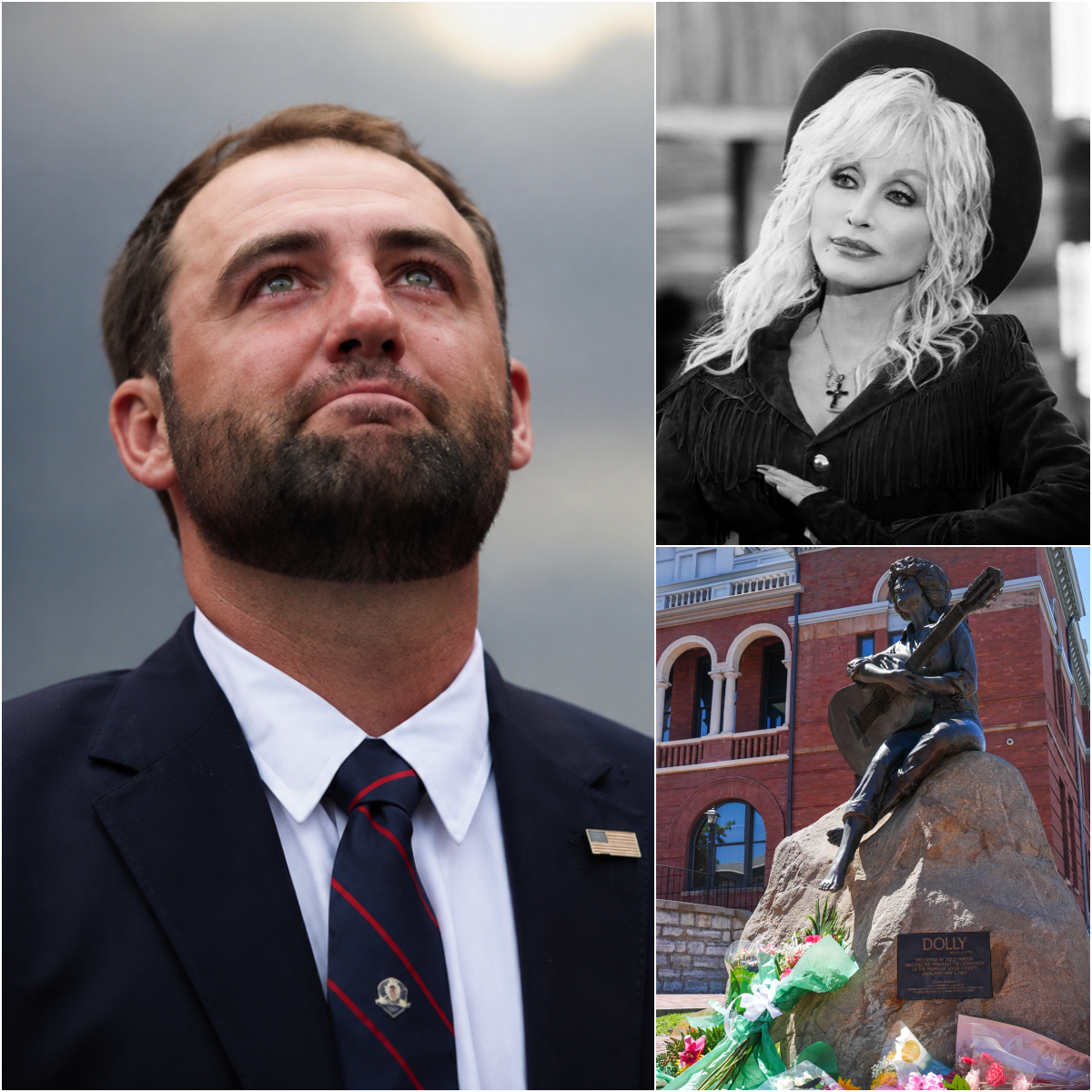 SAD NEWS: Scottie Scheffler was moved to tears upon hearing of Dolly Parton's passing! The world's number one golfer could not hide his emotions
