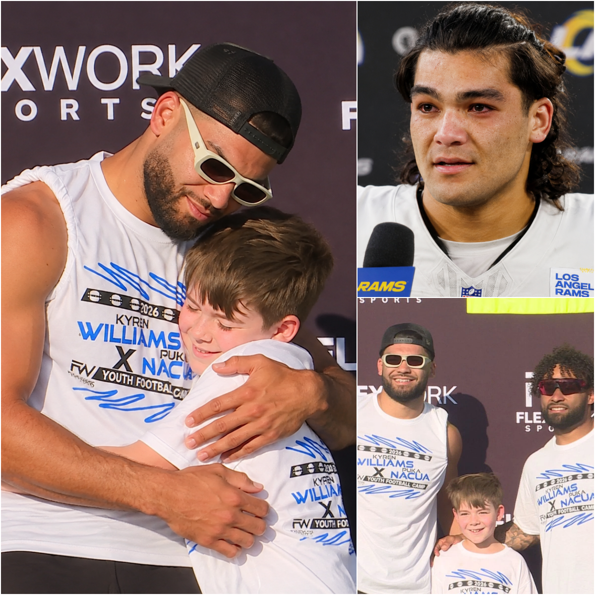A QUIET GESTURE: While all eyes were fixed on contract negotiations and off-field drama, Puka Nacua was quietly dedicating his time to children living with type 1 diabetes.