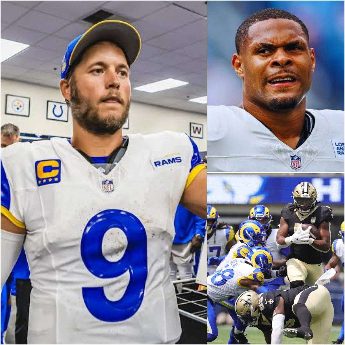 BREAKING NEWS: "Use this money for your family." Instead of celebrating a crushing 34-0 victory over the New Orleans Saints, Matthew Stafford